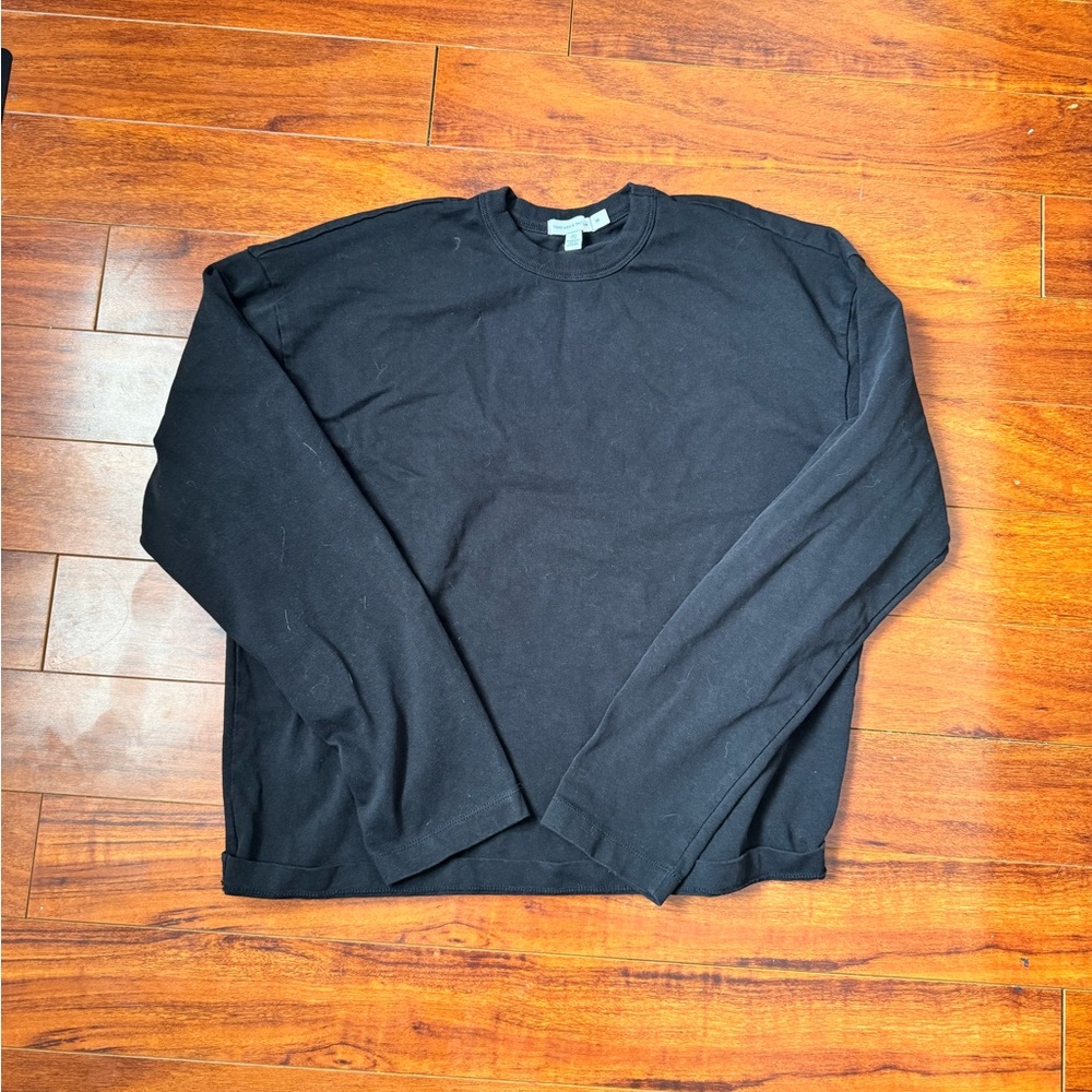 Black Threads 4 Thoughts Unisex Long Sleeve Crewneck